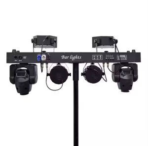 Luces de DJ Profesionales Portátiles, Equipo de DJ para Discoteca, Bar, 2 Piezas, 6x5w RGBW 4en1, Barra de Luces LED Par para Escenario con Soporte - Product Image 1