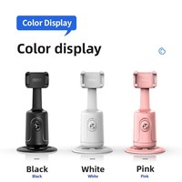 Support de téléphone portable pour lit PO1, trépied portable PTZ en plastique, rotation verticale à 360 degrés, rotation horizontale à 180 degrés, perche à selfie pour diffusion en direct et reconnaissance faciale