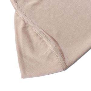 Jersey de algodón para mujer, hiyab árabe, doble capa, sólido, verano, borde transpirable, pañuelo para la cabeza, gasa elástica alta, uso diario, Gato Ming - Product Image 3