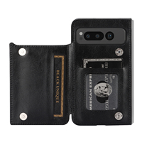 Casing ponsel dompet Flip bisnis mewah untuk Google Pixel dompet kartu magnetik lipat penutup belakang kulit Pu