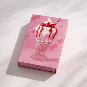 Set de 4 Bálsamos Ceramida Milkshake Kindalys en Caja Rígida Rosa con Impresión de Logotipo UV para Uso Cosmético - Product Image 5