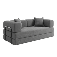 Canapé sectionnel moderne avec housse en chenille, emballage sous vide, ensemble modulaire pliable pour salon et appartement