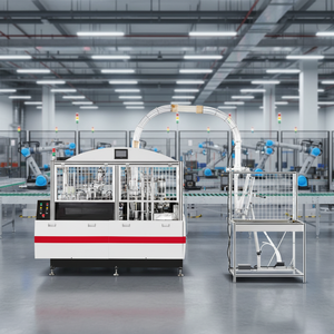 Máquina Formadora de Vasos de Papel de Alta Velocidad DM-130S con Motor y Rodamientos 220V/380V para Uso Doméstico y Hoteles - Product Image 1