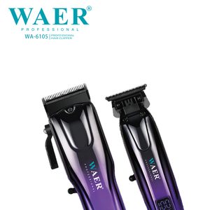 WAER WA-6105 Cortadora de Pelo Eléctrica de Alta Calidad y Velocidad con Cuchilla de Cerámica y Titanio, Recortadora de Barba con Pantalla Digital - Product Image 4