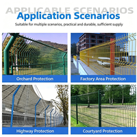 Malla de Seguridad Soldada 3D LINSHENG, Panel de 50x100mm para Delimitación de Centros Logísticos