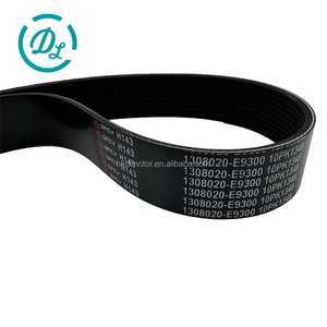 EexcavaStart Fan Belt 1308020-E9300 10PK1348 for 4HK1 Diesel Engine Excavators Durable Rubber Easy Install - Product Image 3