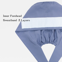 Nieuwe Patroon Verpleeghoed Unisex Zachte Duurzame Esthetische Caps Huisdier Laboratorium Lange Haren Chirurgische Scrub Hoeden
