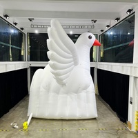 Tente tunnel gonflable d'extérieur blanche économique avec souffleur, éclairage LED, imperméable et durable pour la location, les événements sportifs et la publicité