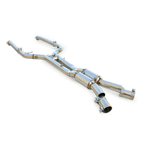 Tuyau avant et section intermédiaire en acier inoxydable 304 pour BMW X3M X4M F97 F98 3.0T S58, longueur égale, soudé TIG, 2019-2024