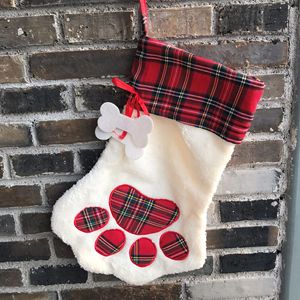 Chaussettes de Noël en tricot de qualité supérieure en gros, chaussettes de Noël personnalisées pour animaux de compagnie, chaussettes de Noël en tricot torsadé pour chiens - Product Image 6