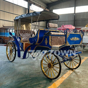 รถม้าไฟฟ้าแบบไม่มีม้ารถเข็นแบบซินเดอเรลล่ารถม้าฉากหลังรถท่องเที่ยว - Product Image 6