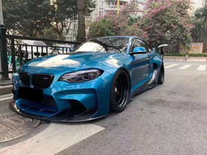 Nuovo Kit Carrozzeria per <span class=keywords><strong>BMW</strong></span> Serie <span class=keywords><strong>2</strong></span> F22 F87 Coupé M2, Aggiornamento M235 Stile IMP, Paraurti Anteriore/Posteriore, Spoiler, Carrozzeria Allargata - Product Image 3