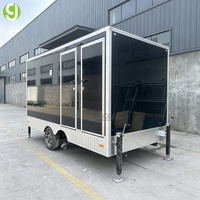Goeasy Luxury Mobile, remorques sanitaires portables d'occasion, 4 cabines de luxe spacieuses, pour toilettes extérieures, à vendre