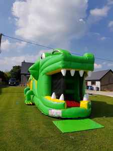 Slayt/timsah engel kursu şişme ile WINSUN mutlu <span class=keywords><strong>Gator</strong></span> şişme tünel engel kursu - Product Image 6