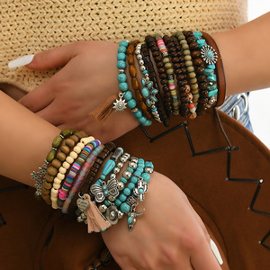 TG-1326 Bracelet Papillon Unisexe en Kevlar et <span class=keywords><strong>Pierre</strong></span> Naturelle, Nouveauté Tendance Transfrontalière, Idéal pour le Quotidien et Cadeau - Product Image 4