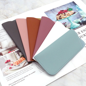 Minimalist Style Soft Leather Protective Storage Bag Men's and Women's Protective Cover - Product Image 4