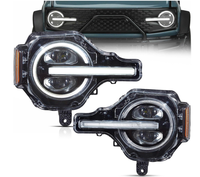 Feux avant LED VLAND pour Ford Bronco 6e génération 2020-2024 (ne convient pas aux modèles R-aptor/Sport) projecteur avec clignotants