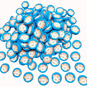 Rodajas de arcilla suave gruesas estilo caricatura: Muñeca, Oso, Oveja, Mono, Cachorro, Pan tostado, Maíz - Product Image 1