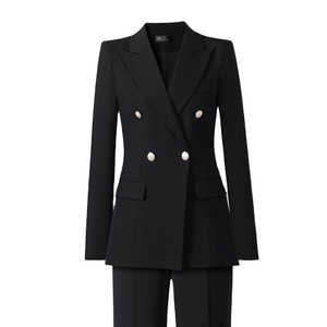 Nx207 Abito Professionale da <span class=keywords><strong>Donna</strong></span> Slim-fit con Scollo a V Manica Lunga in Spandex/Poliestere per Manager di Hotel e Gioiellerie - Product Image 2
