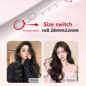 MESKY Nouveau produit Chauffage PTC pour usage domestique avec huile 28 mm ou 32 mm <span class=keywords><strong>Fer</strong></span> à friser automatique rose - Product Image 6