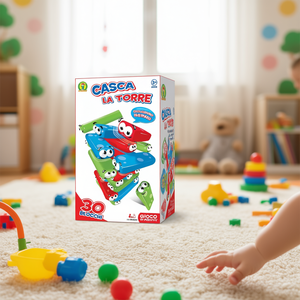 Casca La Torre 30 Blocchi Jeu pour enfants de 3 ans et plus Jouet d'empilage pour développer les compétences - Product Image 1