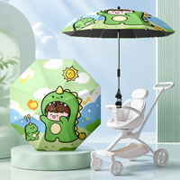 Sombrilla Universal para Cochecito de Bebé con Logotipo Personalizado, Clip Ajustable, Protección Solar UPF para Cochecito, Regalos para Niños