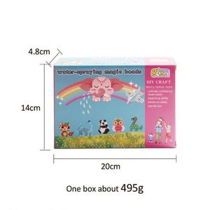 Rõ Ràng Đồ chơi ma thuật hạt nước súng tự làm trẻ em phun nước thả Gel Hama hạt hình dạng Hama playdough Slime mục tiêu - Product Image 6