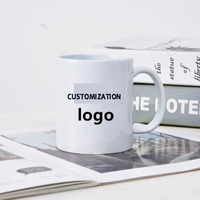 Logo personnalisable Tasses en céramique Cadeaux Tasses à café en céramique promotionnelles Logo imprimé Fabricant de tasses en céramique personnalisées