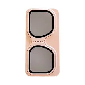 Ins phong cách kính mát trang điểm gương trường hợp đối với iPhone 15 14 13 Pro Max hợp thời trang chống sốc cô gái Cover quay lại đối với Apple 12 11 trong kho