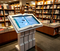 Máquina Interactiva Todo en Uno con Pantalla Táctil de 55 Pulgadas para Exhibiciones, Museos y Consultas, con Control Remoto y Función de Pasar Páginas, OEM