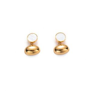 Pendientes de Moda, Acero Inoxidable 316L, Baño de Oro PVD, Sostenibles y Resistentes - Product Image 1