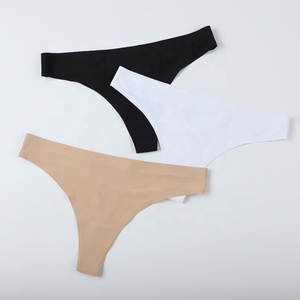 Tanga de Cintura Baja para Mujer, Marca YCH, Diseño Sólido para Uso Diario, con Logotipo Personalizado en la Cintura, Secado Rápido, Sin Costuras - Product Image 3