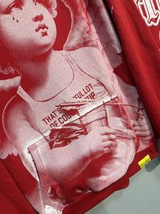 Nueva llegada de calidad superior 100% algodón que es un montón de COUPH SYRUP High Street Alphabet Trendy Brand Loose Casual Hoodie - Product Image 3