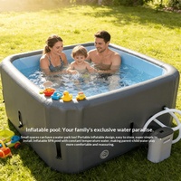 Bain de spa gonflable pour cour extérieure, piscine pour bébé domestique, personnalisation pour la baignade parent-enfant