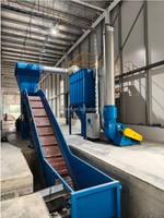Compacteur-presseur hydraulique entièrement automatique pour la gestion des déchets, destiné à la compression du carton usagé/boîtes en carton ondulé et des films, piloté par PLC