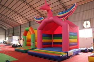 Parque de juegos inflable para niños al aire libre, gorila de unicornio inflable, trampolín inflable - Product Image 3