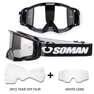 Lunettes de moto Lunettes de motocross Masques de vélo MX MTB Forest Cyclocross Lunettes de protection contre le vent - Product Image 1