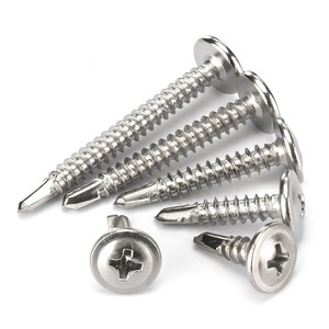 Tornillo Autoperforante de Acero Inoxidable 410 de Alta Calidad a Precio de Fábrica para Techos, Cabeza Redonda, Sistema Métrico - Product Image 1
