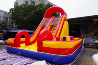 Vente d'usine Lilytoys - Château gonflable pour enfants, château rebondissant, château gonflable d'extérieur avec toboggan et obstacle
