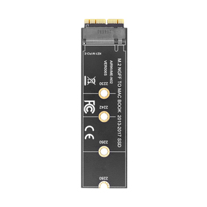 TISHRIC M.2 NGFF para <span class=keywords><strong>MAC</strong></span> <span class=keywords><strong>Book</strong></span> 2013-<span class=keywords><strong>2017</strong></span> SSD Riser Card M.2 Interfaz PCIE para Macbook <span class=keywords><strong>Pro</strong></span> <span class=keywords><strong>2017</strong></span> A1708 M.2 NVME KEY-M - Product Image 1