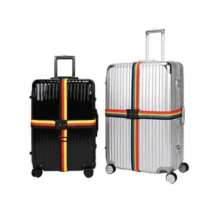 Dive sky — ceinture de bagages avec verrouillage à combinaison, corde de bagage ajustable, logo personnalisé, croix pp TSA