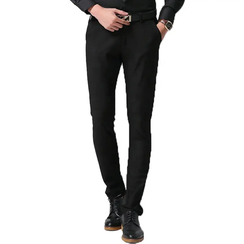 2022 Suit pants Men straight leg business suit Black slim man casual suit men's pants trousers