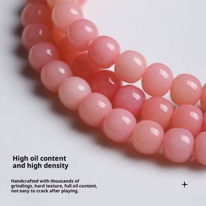 천연 분말 꽃 언어 꿈 108 디자인 보리원 놀이 유행 남자의 여자의 구슬 묵주 팔찌 도매 - Product Image 3