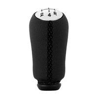 Nouveau Pommeau de Levier de Vitesse 5 Vitesses en Plastique et Cuir Antirouille pour RENAULT CLIO MK3 3 III MEGANE MK2 SCENIC MK2