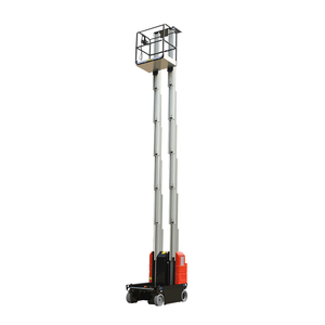 Plataforma Elevadora Hidráulica Pequeña para Trabajo Aéreo, Telescópica, Autopropulsada, con Mástil Vertical, Precio de Fábrica - Product Image 6