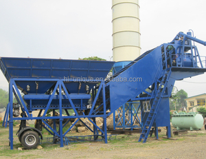 Prezzo di fabbrica 75m 3/h prefabbricati a secco portatile pronto mobile mini della miscela di calcestruzzo impianto di betonaggio in vendita - Product Image 3