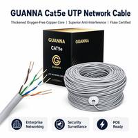 Cable de Red Cat5/Cat5e de Alta Velocidad de 305 m, FTP/SFTP/CCA, Cable LAN a Granel para Conexión a Internet en el Hogar y la Oficina
