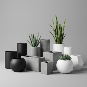 <span class=keywords><strong>Jardinière</strong></span> Moderne Grande en Fibre de Verre, Bac à Fleurs Léger d'Extérieur, Pot Commercial Résistant au Gel pour Décoration Urbaine - Product Image 6