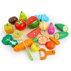 Ensemble de jouets magnétiques <span class=keywords><strong>en</strong></span> <span class=keywords><strong>bois</strong></span> pour fruits <span class=keywords><strong>et</strong></span> légumes Jouet de simulation pour enfants - Product Image 5