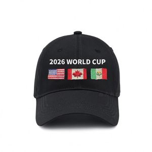 Gorra de Béisbol Unisex Ajustable de Algodón con Diseño de la Copa Mundial de Fútbol América México 2026, Gorra Trucker Estilo Hip Hop - Product Image 4